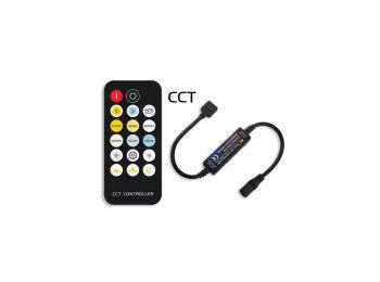 LUNA-10 LED RF mini CCT dimmer, távirányítóval, DC12V/72