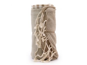 Pamut Strand Pléd - 100x180 cm - Forró Homok