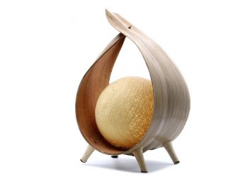 Természetes Kókusz Lámpa- Natúr Hurok