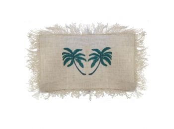 Rojtos Lenvászon Párnahuzat 30x50cm - Pálma