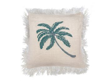 Rojtos Lenvászon Párnahuzat 60 x 60 - Pálma
