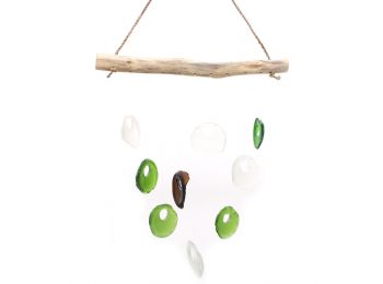 Uszadékfa Szélcsengő Üveggel - Vegyes