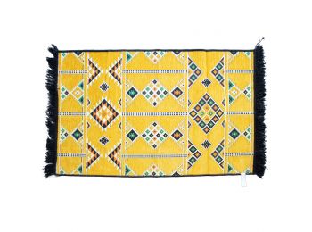 Kilim Szőnyeg 125x80 cm - Sárga