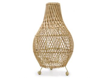 Rattan Asztali Lámpa - Natúr