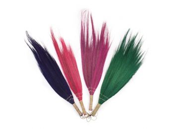 Pampafű Seprű Dekoráció-Élénk Színek/4-es szett