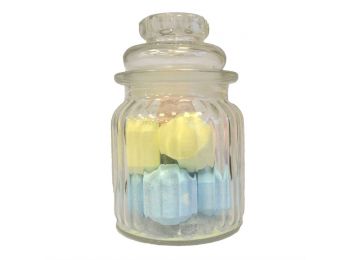 Üveg Tárolóedény - Vertikális Bordák