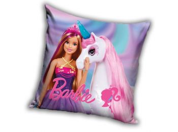 Barbie Unicorn Párnahuzat 40x40 cm Velúr