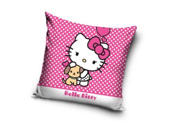 Hello Kitty Dots Párnahuzat 40x40 cm Velúr