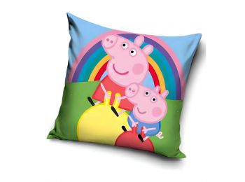 Peppa Malac Rainbow Párnahuzat 40x40 cm