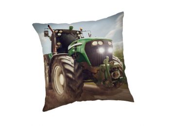 Traktor Green Párnahuzat 45x45 cm