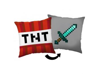 Minecraft Tnt Sword Párna, Díszpárna 40x40 cm