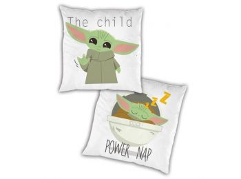 Star Wars Mandalorian Power Nap Párna, Díszpárna 35x35 cm