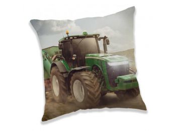 Traktor Green Párna, Díszpárna 40x40 cm