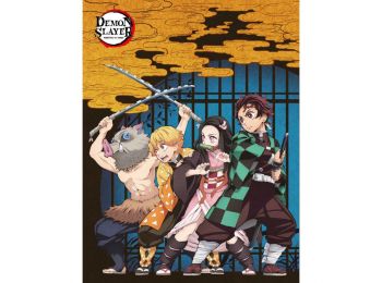 Demon Slayer The Team Polár Takaró 130x170 cm