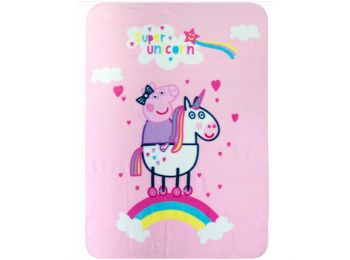 Peppa Malac Unicorn Polár Takaró 100x140cm