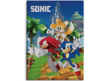 Sonic A Sündisznó Speedy Dreams Polár Takaró 100x140cm