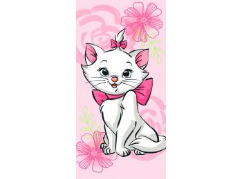 Disney Marie Cica Pink Flower Fürdőlepedő, Strand Töröl