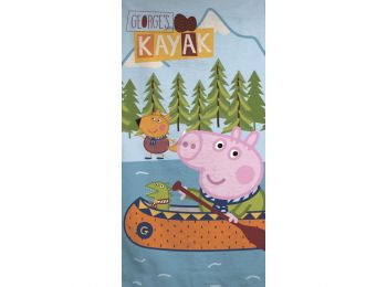 Peppa Malac Kayak Fürdőlepedő, Strand Törölköző 70x14