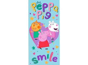 Peppa Malac Smile Fürdőlepedő, Strand Törölköző 70x14
