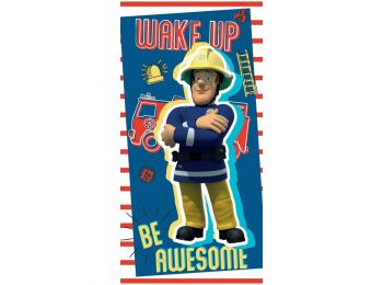 Sam A Tűzoltó Be Awesome Fürdőlepedő, Strand Törölkö