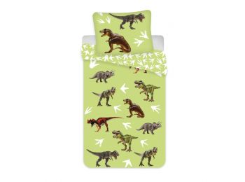 Dinoszaurusz Green Gyerek Ágyneműhuzat 100×135cm, 40×60 