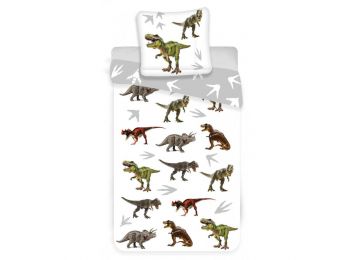 Dinoszaurusz Gyerek Ágyneműhuzat 100×135cm, 40×60 cm