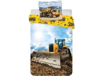 Építkezés Construct Gyerek Ágyneműhuzat 100×135cm, 40�