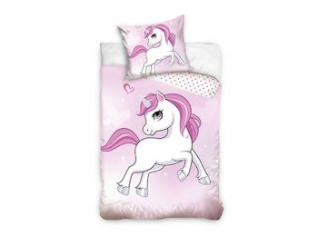 Unikornis Gyerek Ágyneműhuzat 90x120 cm, 40x60 cm