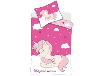 Unikornis Magical Gyerek Ágyneműhuzat 100×140cm, 40×45cm