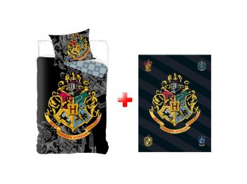 Harry Potter Houses Ágyneműhuzat És Polár Takaró Szett