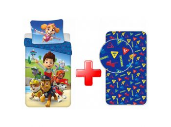 Mancs Őrjárat Ágyneműhuzat És Gumis Lepedő Szett