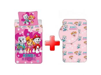 Mancs Őrjárat Heroic Ágyneműhuzat És Gumis Lepedő Szet