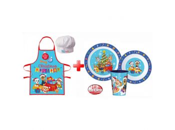 Mancs Őrjárat Holiday Karácsonyi Kötény És Műanyag É