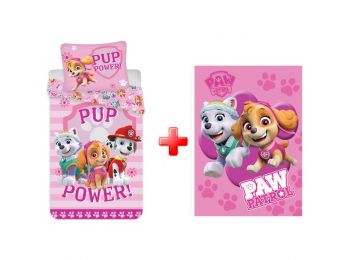 Mancs Őrjárat Power Gyerek Ágyneműhuzat És Polár Takar