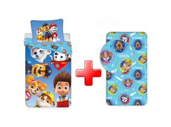 Mancs Őrjárat Puppy Bliss Ágyneműhuzat És Gumis Lepedő