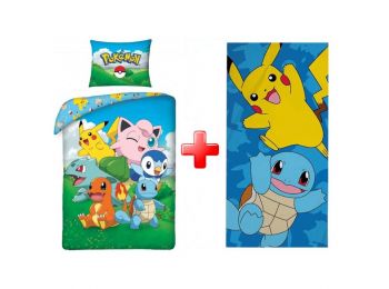 Pokémon First Generation Ágyneműhuzat És Törölköző S