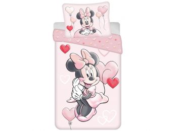 Disney Minnie Heart Balloons Ágyneműhuzat 140×200cm, 70×