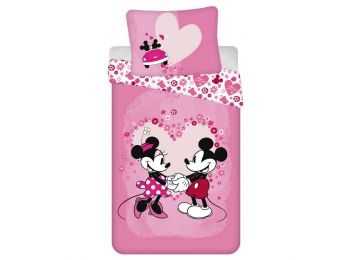 Disney Minnie Love Ágyneműhuzat 140×200cm, 70×90 cm Micr