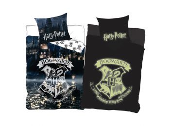 Harry Potter Sötétben Világító Ágyneműhuzat Roxfort 1
