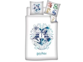 Harry Potter White Ágyneműhuzat 140×200cm, 63×63 cm Micr