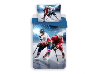 Jégkorong Fight Ágyneműhuzat 140×200cm, 70×90 cm Microf