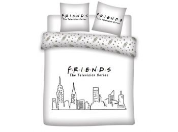 Jóbarátok White Dupla, Kétszemélyes Ágyneműhuzat 240×