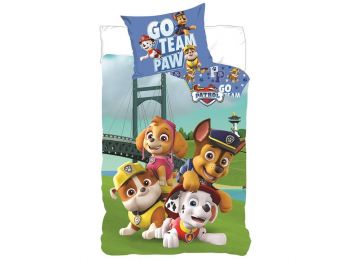 Mancs Őrjárat Go Team Ágyneműhuzat 140x200cm, 70x90 cm