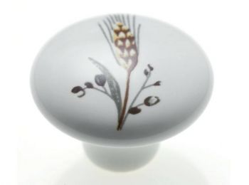 E039-26 búzakalász virág porcelán fogantyú