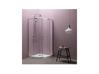Eco Quat TKP íves görgős zuhanykabin 90x90 cm