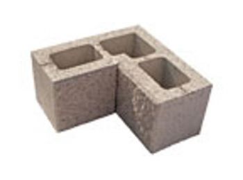 Leier Architektúra kerítés sarokelem (40x20x20) beige-bar