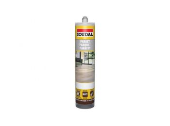 SOUDAL Parkettatömítő sötétszürke 290ml - Festhető/La