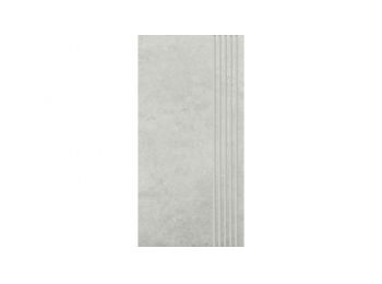 SCRATCH Bianco matt lépcsőlap 29,8x59,8x0.9 cm