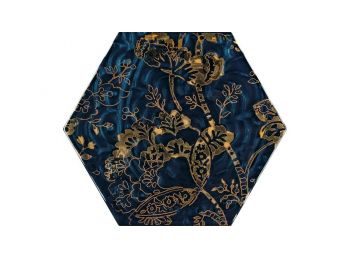 URBAN COLOURS Blue Hexagon C falburkoló dekor 19,8x17,1x0,8