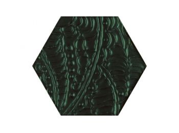 URBAN COLOURS Green Hexagon falburkoló dekor 19,8x17,1x0,8 